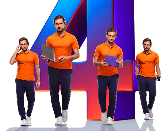 Великолепная четверка Ростелеком в село Сладково (Тюменская область)